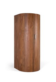 GINER Y COLOMER Mueble bar con 2 puertas en madera maciza de acacia